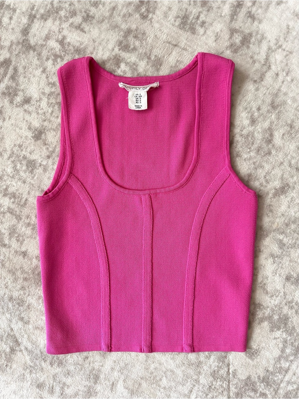 Hot Pink Crop Top